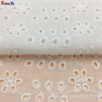 tela de pantalones de algodón de plástico bordado